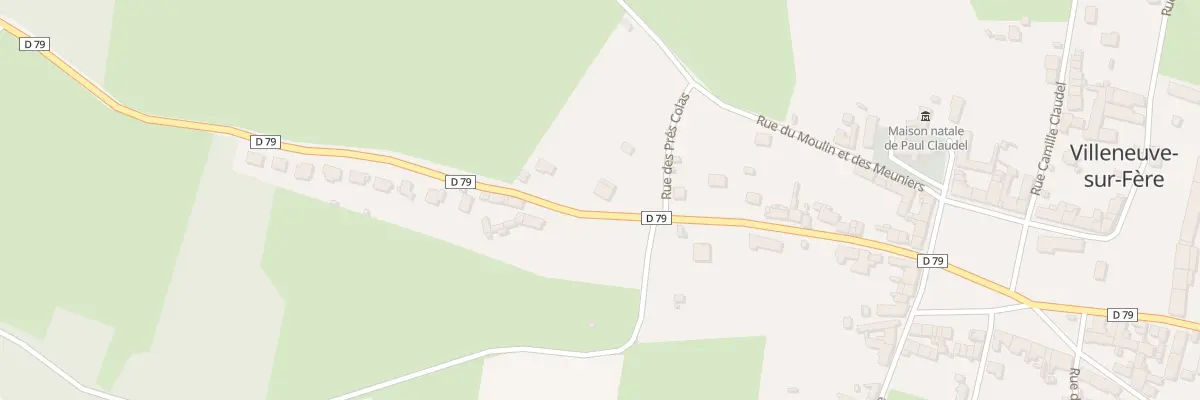 Plan du 22 Rue Pignon de Chinchy à Villeneuve-sur-Fère