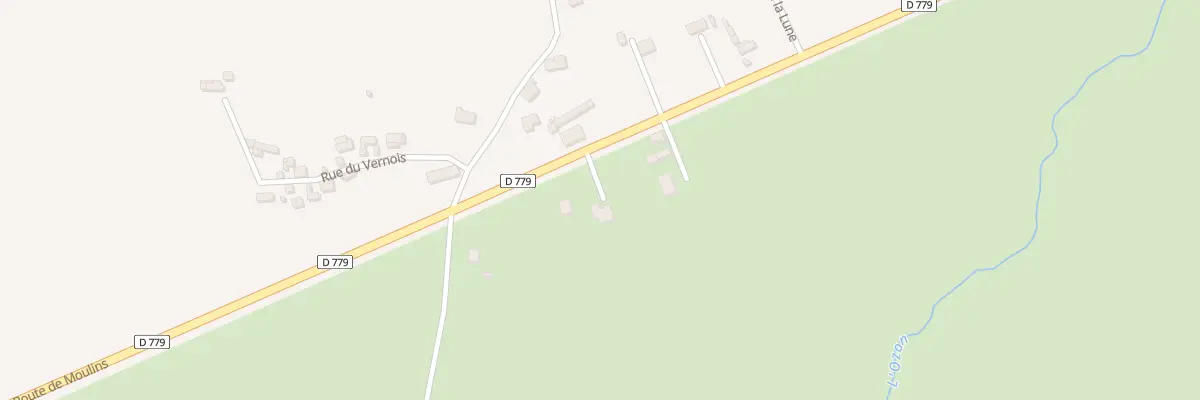 Plan du 176 Rte de Moulins à Lusigny