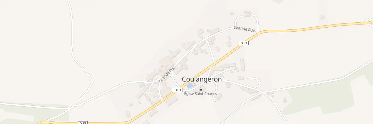 Plan du 9 Vc Grande Rue à Coulangeron