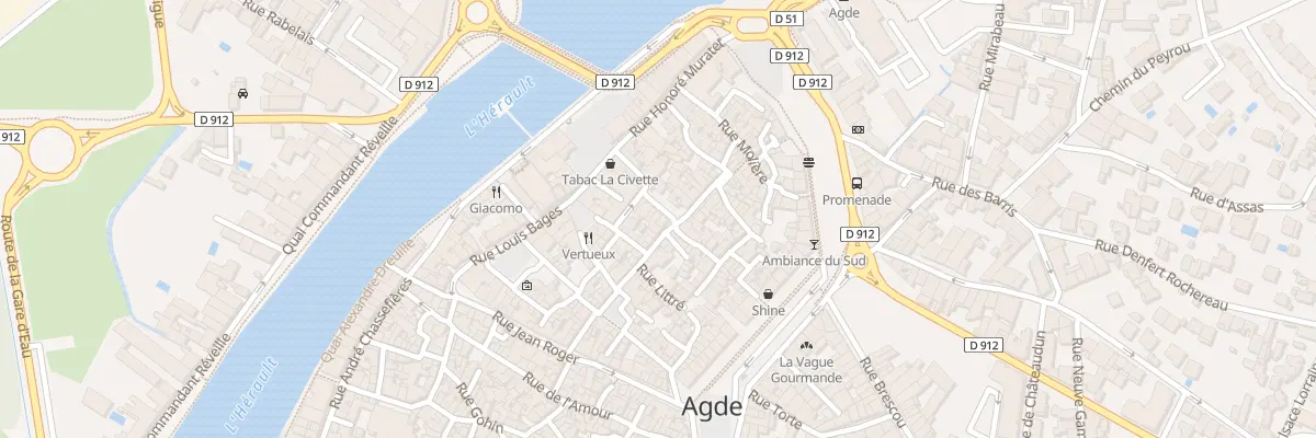 Plan du 12 Rue Saint Venuste à Agde