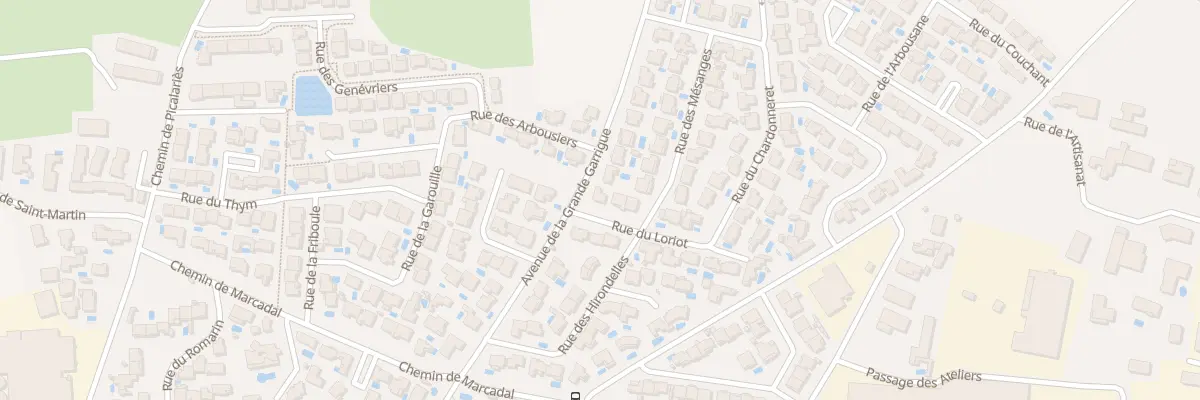 Plan du 1 Rue du Loriot à Florensac