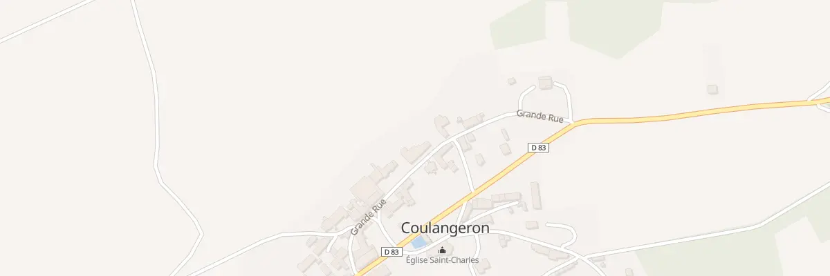 Plan du 10 Vc Grande Rue à Coulangeron