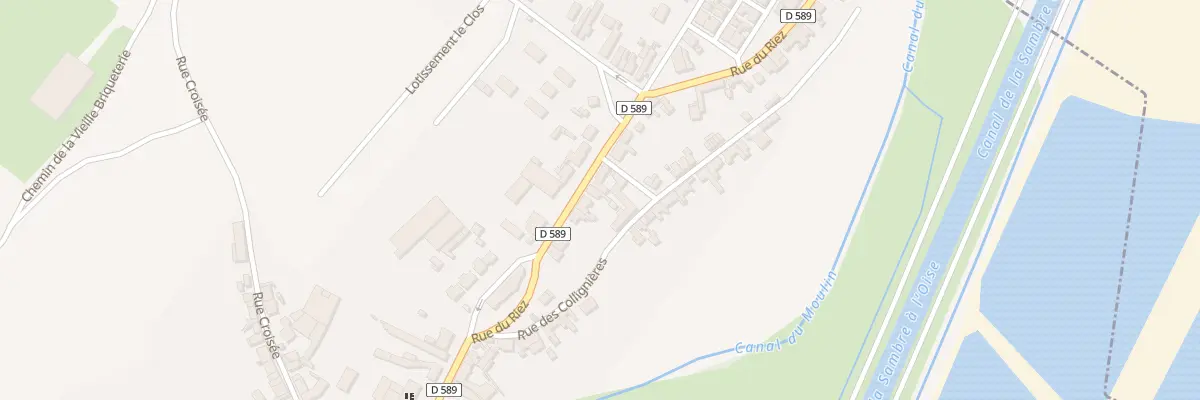 Plan du 10 Rue du Riez à Thenelles