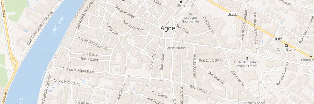 Plan du 11 Rue Hoche à Agde