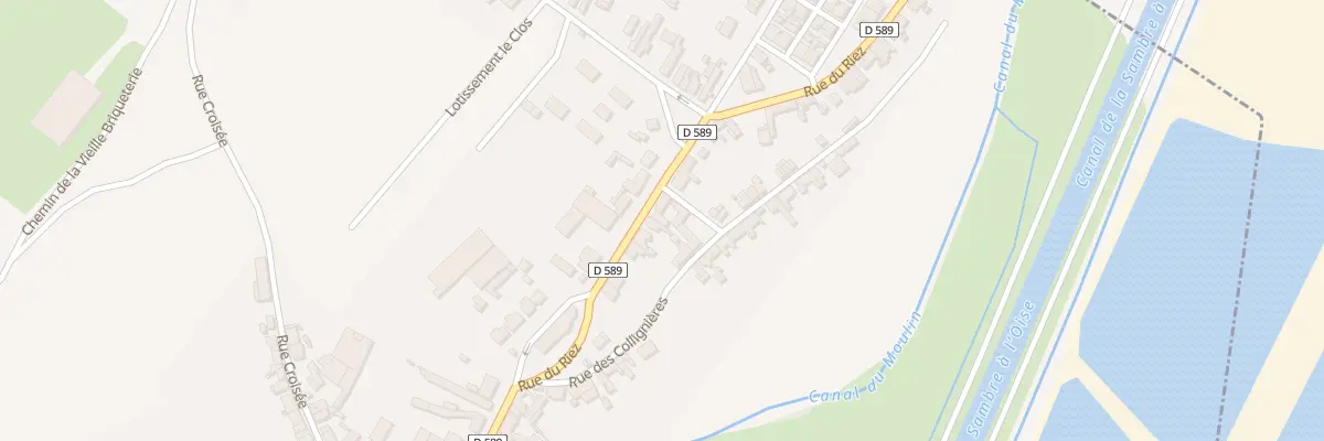 Plan du 12 Rue du Riez à Thenelles