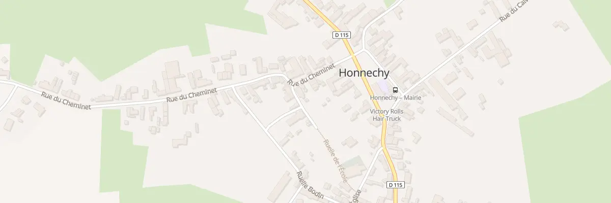 Plan du 5 Rue du Cheminet à Honnechy