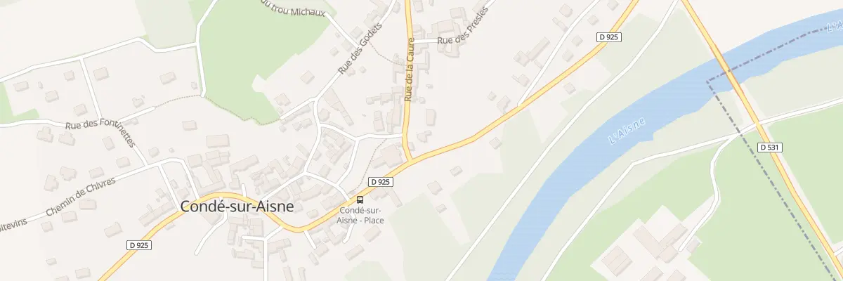 Plan du 29 Route de Vouziers à Condé-sur-Aisne