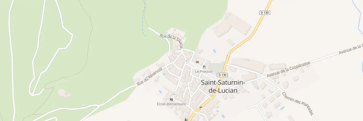 Plan du 5 Pl de la Fontaine à Saint-Saturnin-de-Lucian