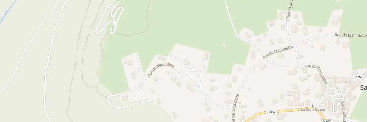 Plan du 5553 Che de Masseline à Saint-Sauveur-Camprieu