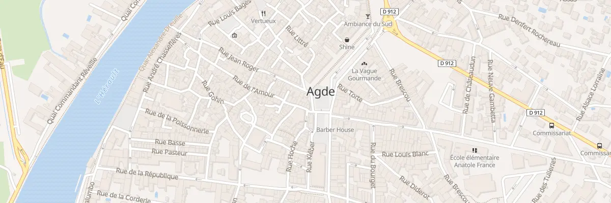 Plan du 21 Rue du Quatre Septembre à Agde