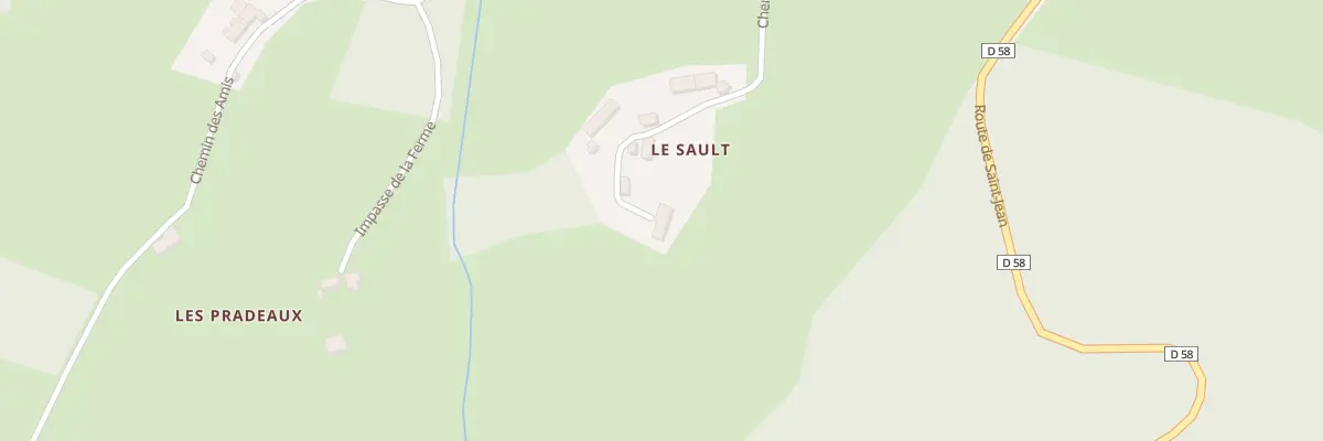 Plan du 5314 Le Sault à Saint-Dier-d’Auvergne