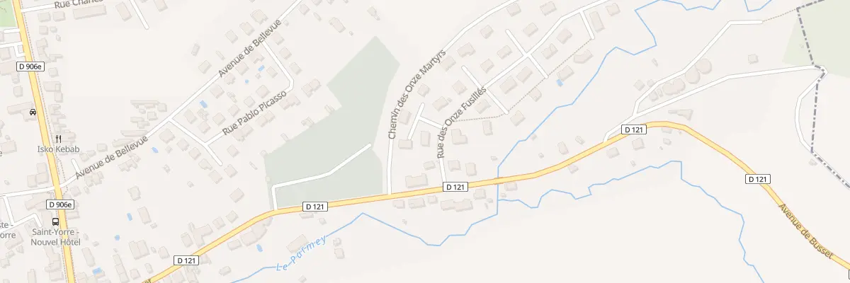 Plan du 5 Rue des Onze Fusilles à Saint-Yorre