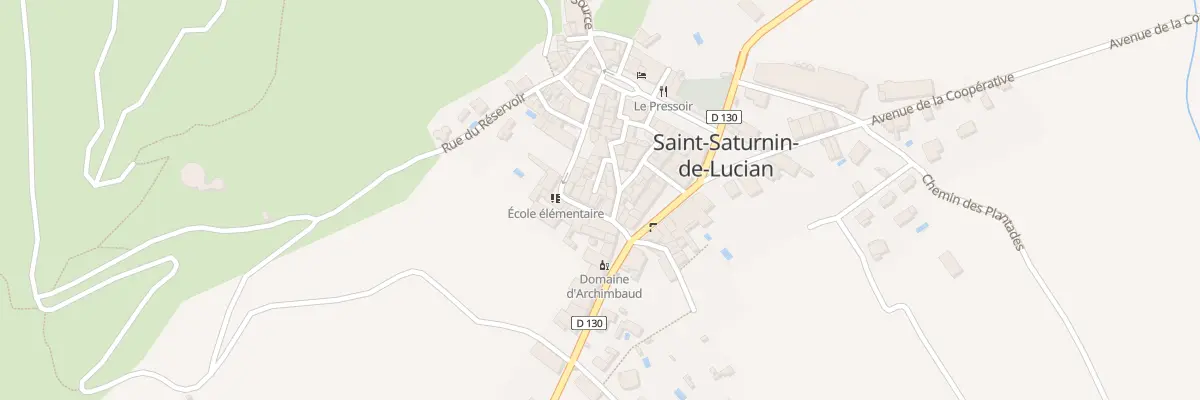 Plan du 4 Rue des Ecoles à Saint-Saturnin-de-Lucian