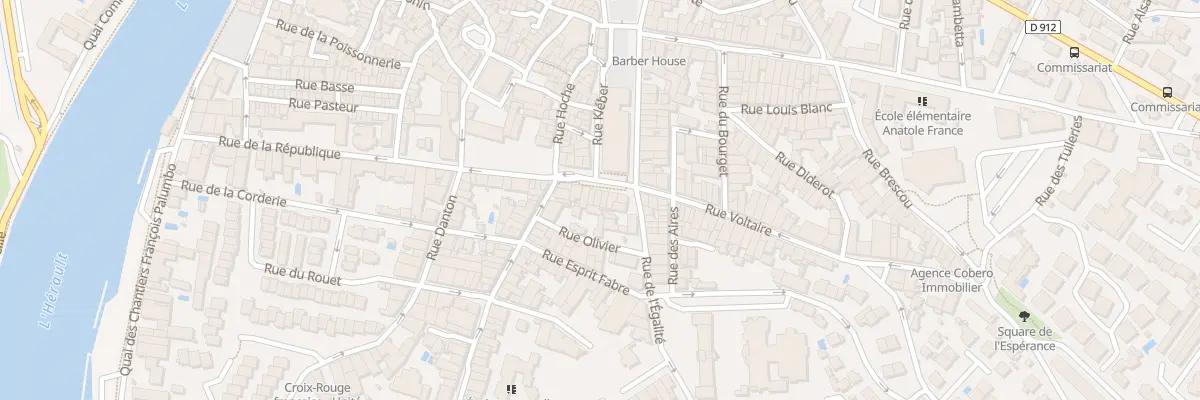 Plan du 80 Rue de la Republique à Agde