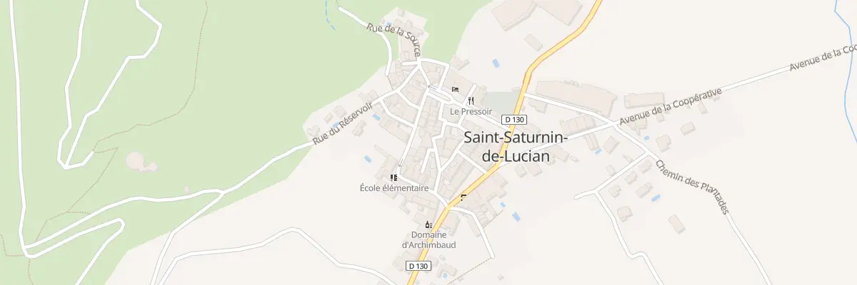Plan du 7 Rue de l’Eglise à Saint-Saturnin-de-Lucian