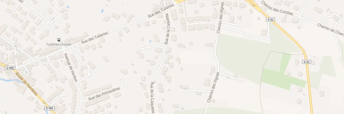 Plan du 15 Rue de la Caquette à Cusset
