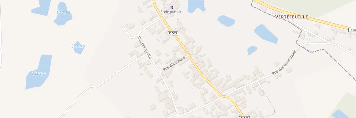 Plan du 2 Rue Blanchard à Fourdrain