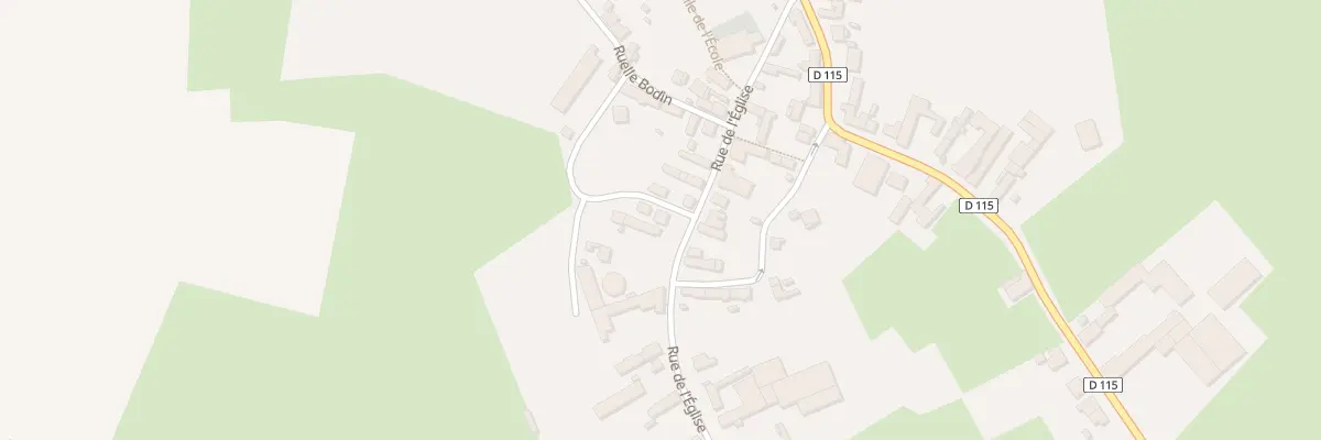 Plan du 12 Rue de l’Eglise à Honnechy