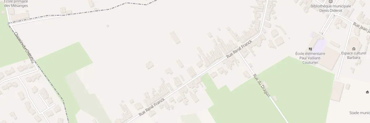 Plan du 98 Rue Rene Franck à Petite-Forêt