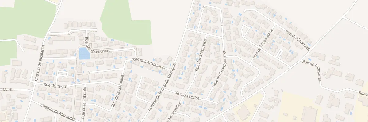 Plan du 22 Av de la Grande Garrigue à Florensac