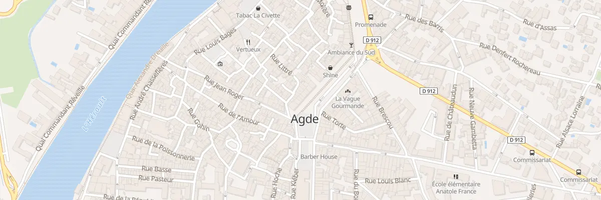 Plan du 19 Rue du Quatre Septembre à Agde