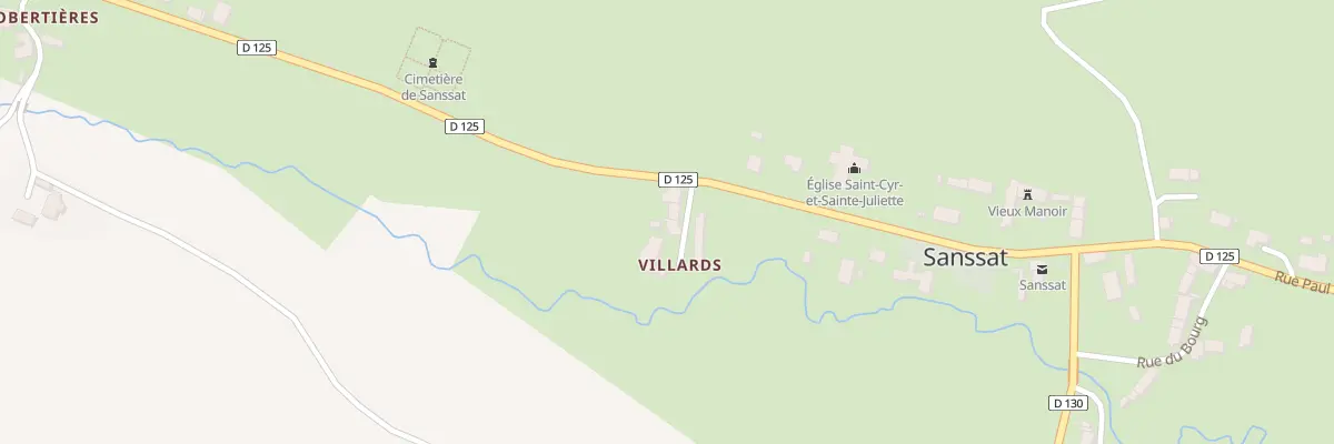 Plan du 5060 Au Villard à Sanssat