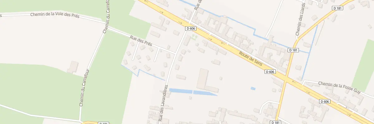 Plan du 3 Rue des Lavandières à Épineau-les-Voves