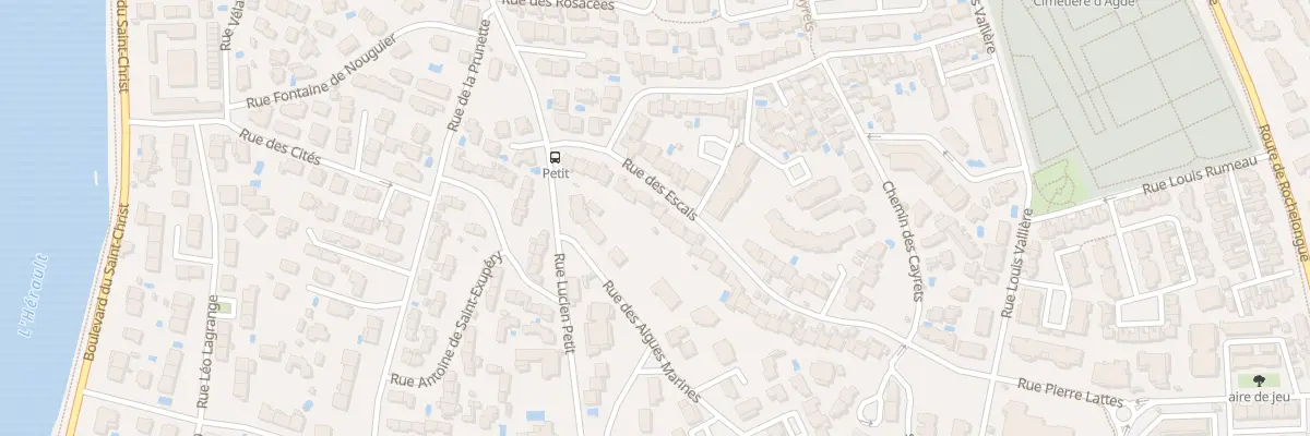 Plan du 16 Rue des Escais à Agde