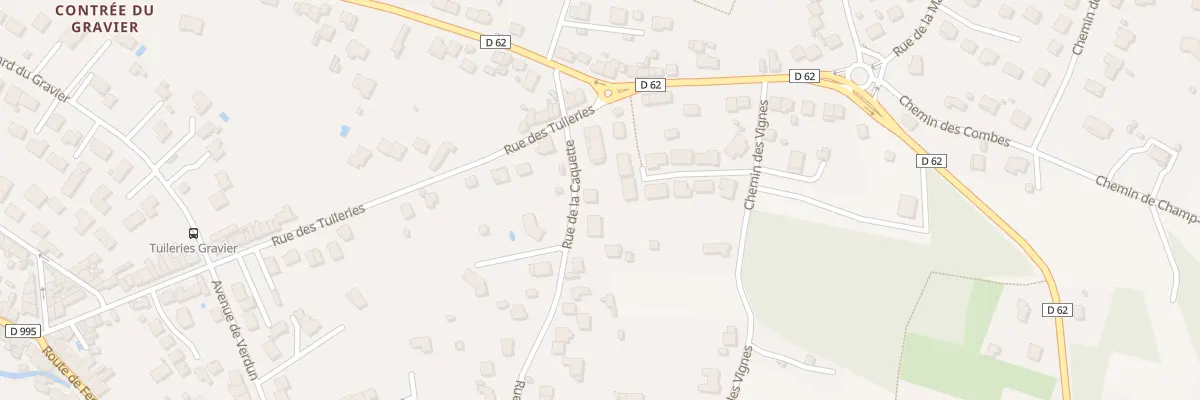 Plan du 7 Rue de la Caquette à Cusset