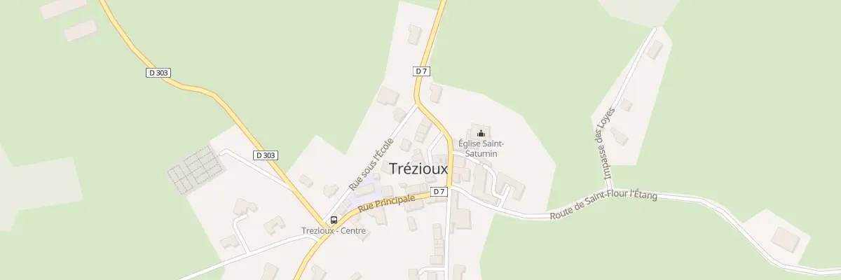 Plan du 5410 Bourg de Trezioux à Trézioux