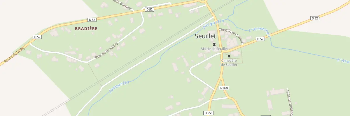 Plan du 8 Rue de la Vieille Cure à Seuillet