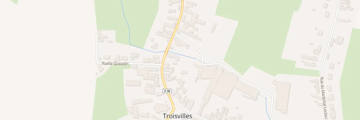 Plan du 10 Rue de la Sotière à Troisvilles