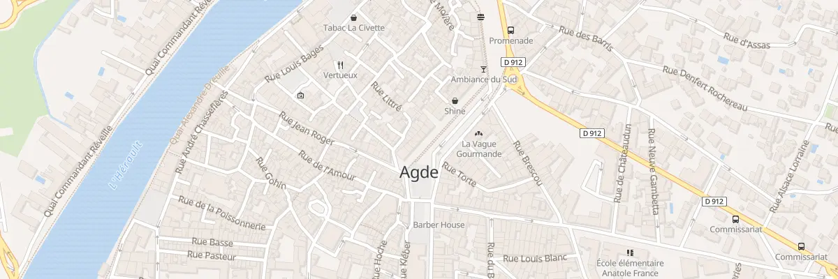 Plan du 17 Rue du Quatre Septembre à Agde