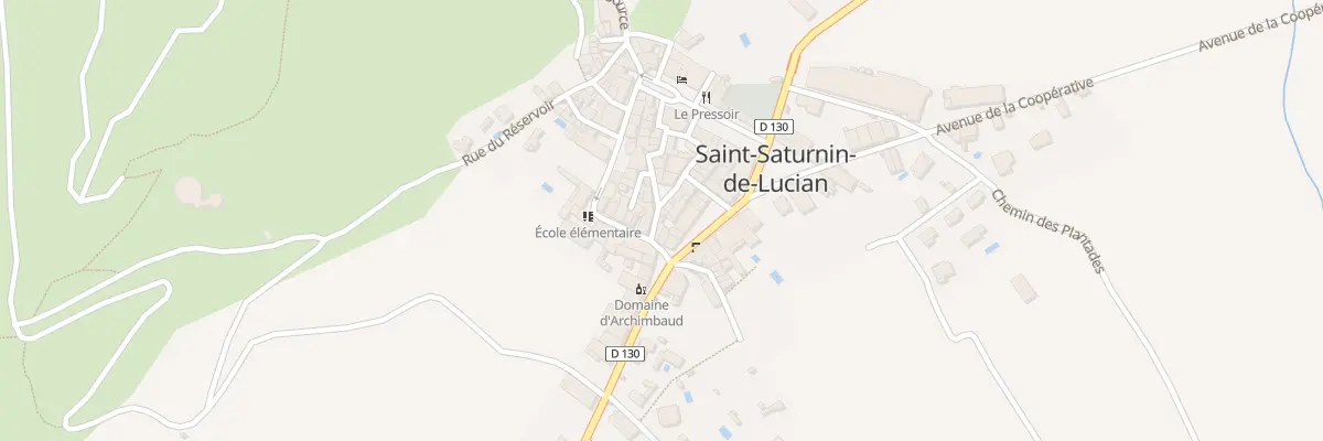 Plan du 2 Pl Saint Roch à Saint-Saturnin-de-Lucian