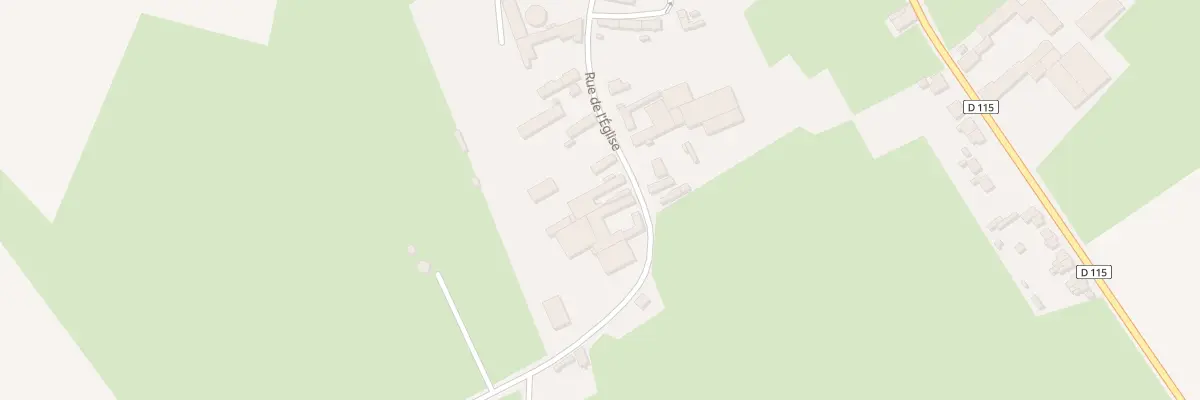 Plan du 30 Rue de l’Eglise à Honnechy