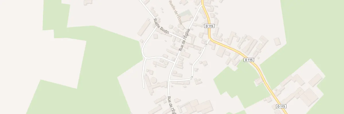 Plan du 10 Rue de l’Eglise à Honnechy