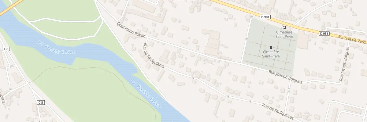 Plan du 12 Rue de Faulquières à Decize