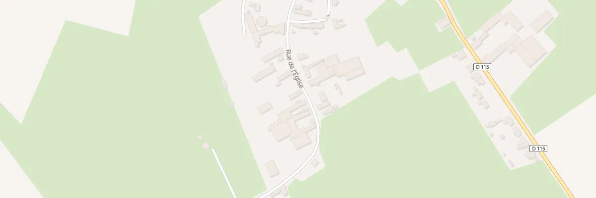 Plan du 28 Rue de l’Eglise à Honnechy