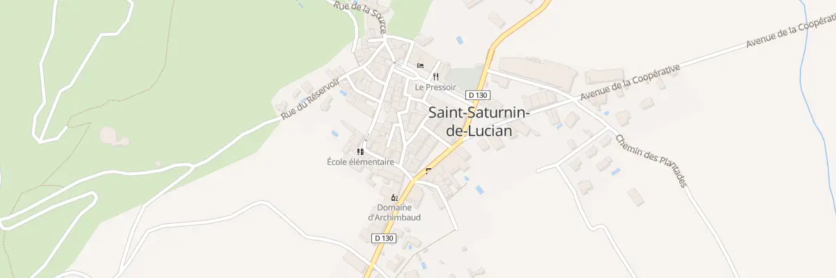 Plan du 8 Pl St Roch à Saint-Saturnin-de-Lucian