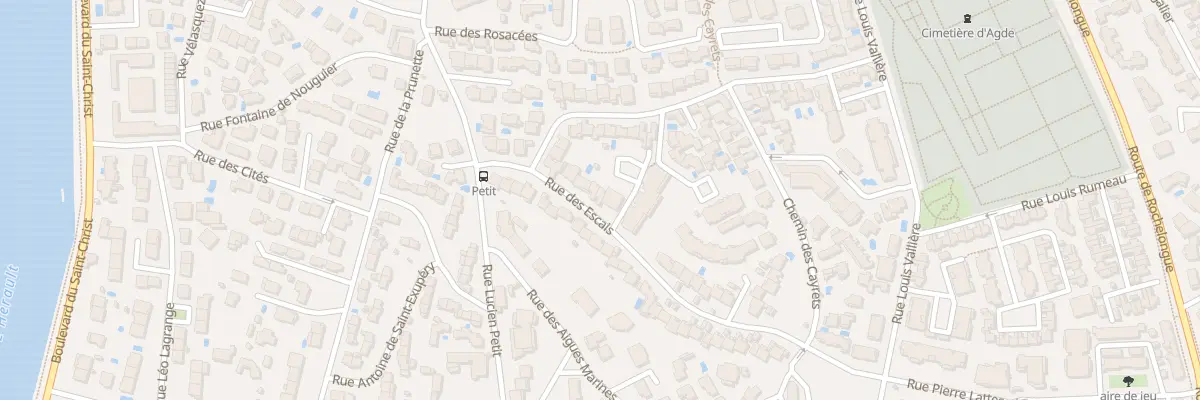 Plan du 15 Rue des Escais à Agde