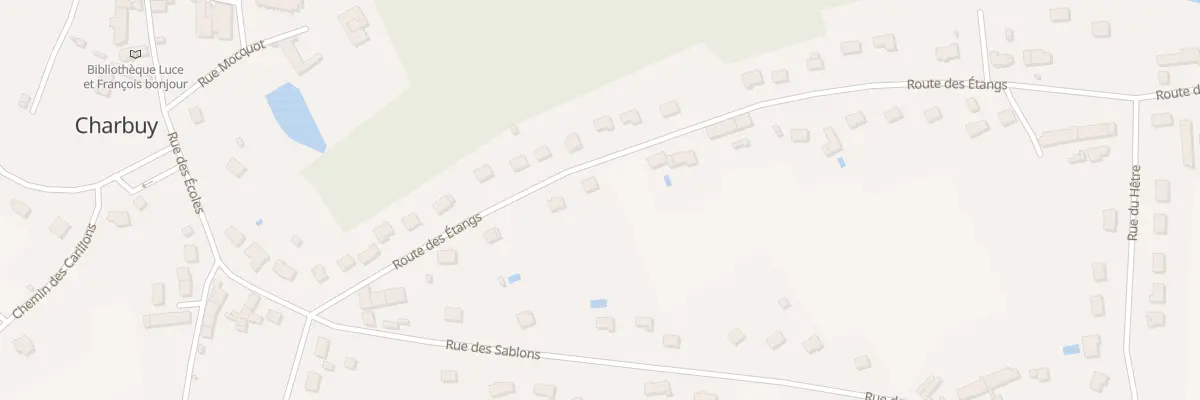 Plan du 14 Rte des Etangs à Charbuy