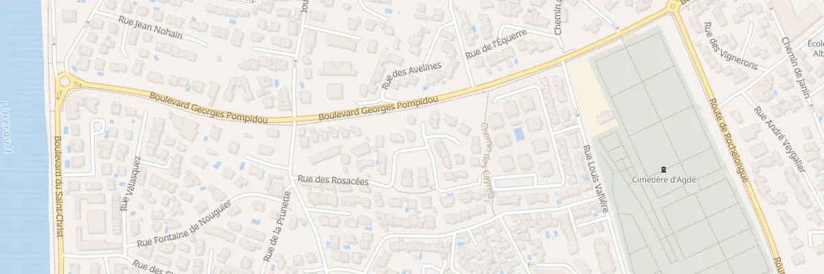 Plan du 4 Rue des Fleurs Blanches à Agde