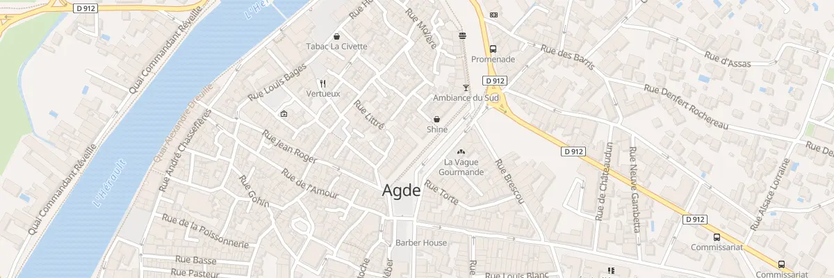 Plan du 13 Rue du Quatre Septembre à Agde