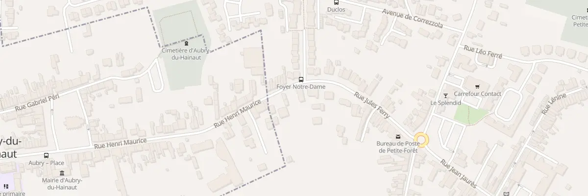 Plan du 45 Rue Jules Ferry à Petite-Forêt
