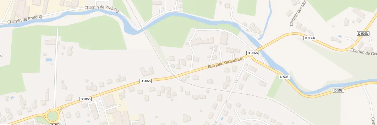 Plan du 89 Rue Jean Giraudoux à Cusset