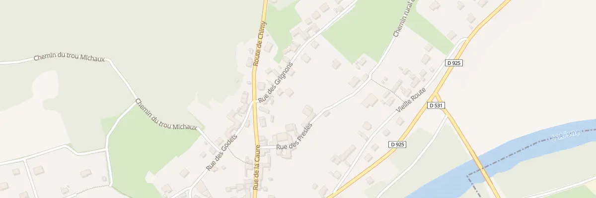 Plan du 6 Rue des Grignons à Condé-sur-Aisne