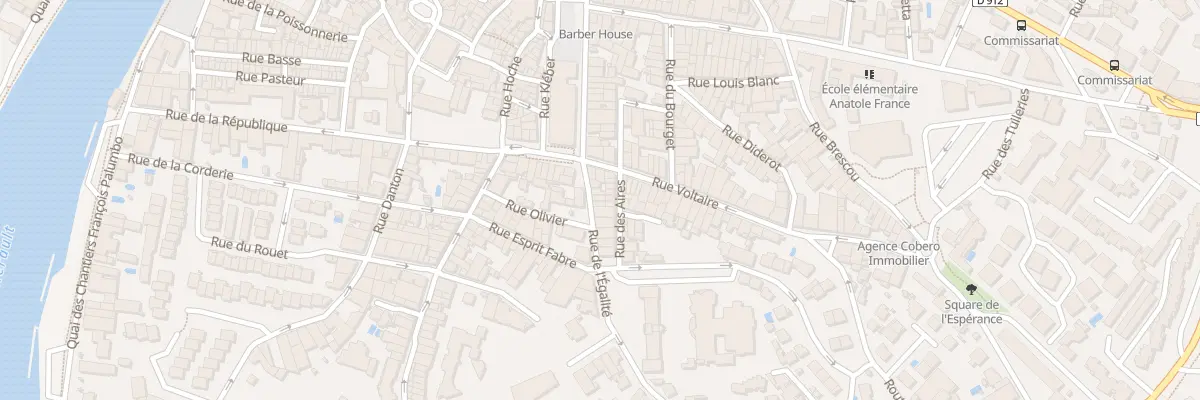 Plan du 7 Rue de l’Egalite à Agde