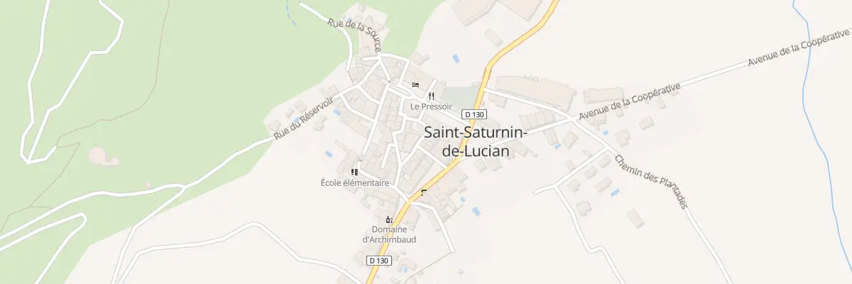 Plan du 14 Rue Portail à Saint-Saturnin-de-Lucian
