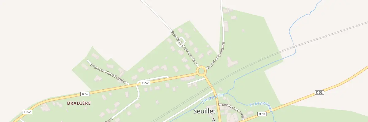 Plan du 5001 Rue de la Croix de Vaux à Vichy