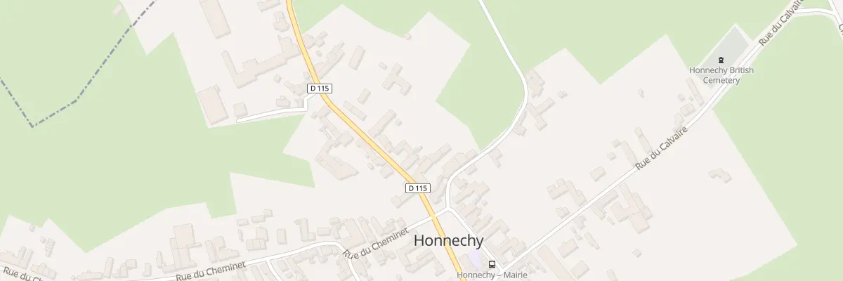 Plan du 6 Rue de Maurois à Honnechy